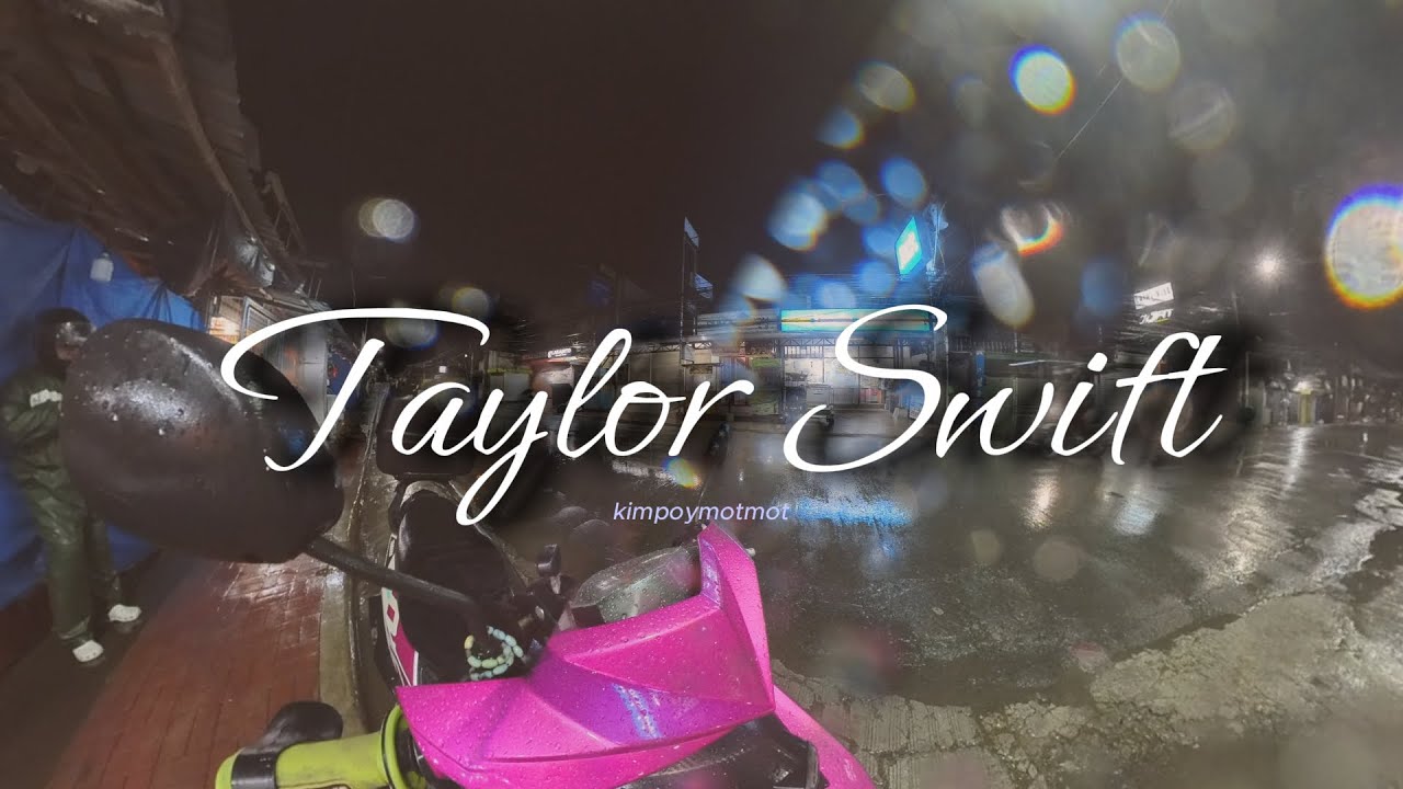  Taylor Swift + Rainy Night Motorcycle POV (Main Character Energy)