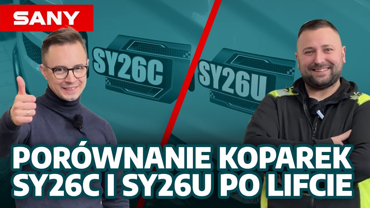 🔴 Nowa minikoparka Sany SY26 po liftingu &ndash; Wszystko, co musisz wiedzieć przed zakupem!