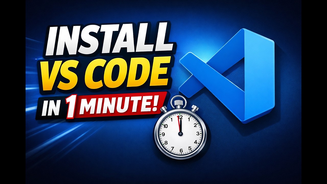 Visual Studio Code Installation In 1 Minute | Windows & Mac | VS Code