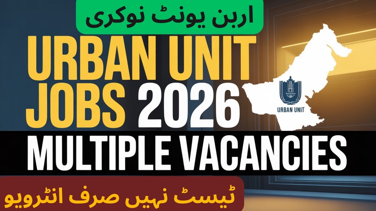 Urban Unit Jobs 2026 Punjab | Software, Manager & Data Analysis Jobs