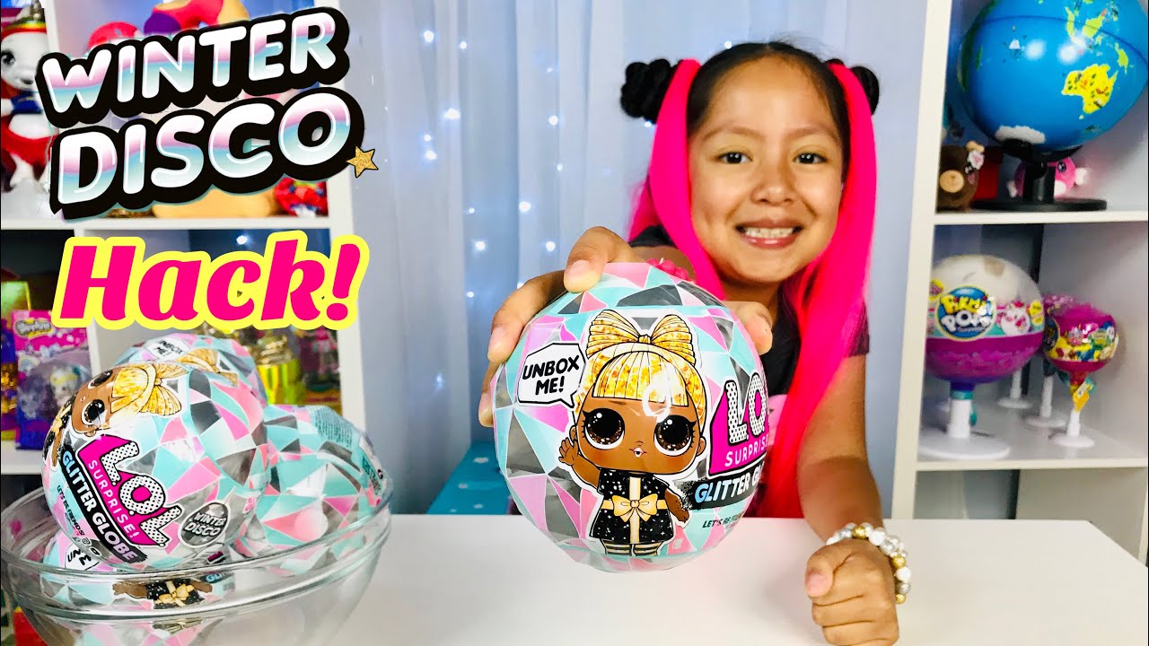 LOL SURPRISE WINTER DISCO GLITTER GLOBE WEIGHT HACK!