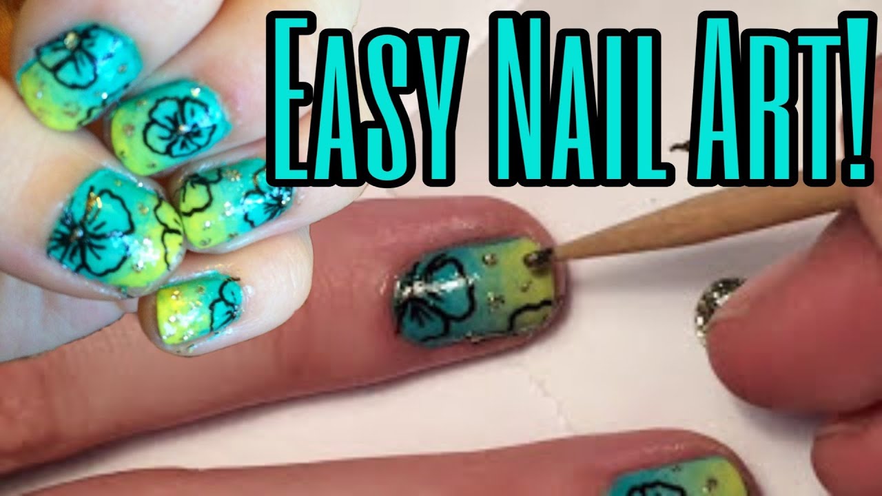 Easy Nail Painting Hacks! + Tutorial | DIY Nail Decal/Stickers