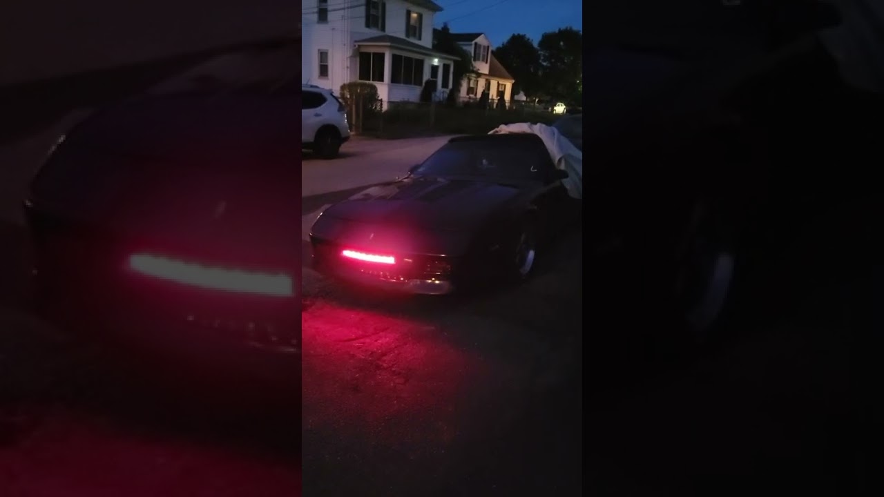 1986 camaro z28 autoform roadster with knight rider KITT scanner and voice demo