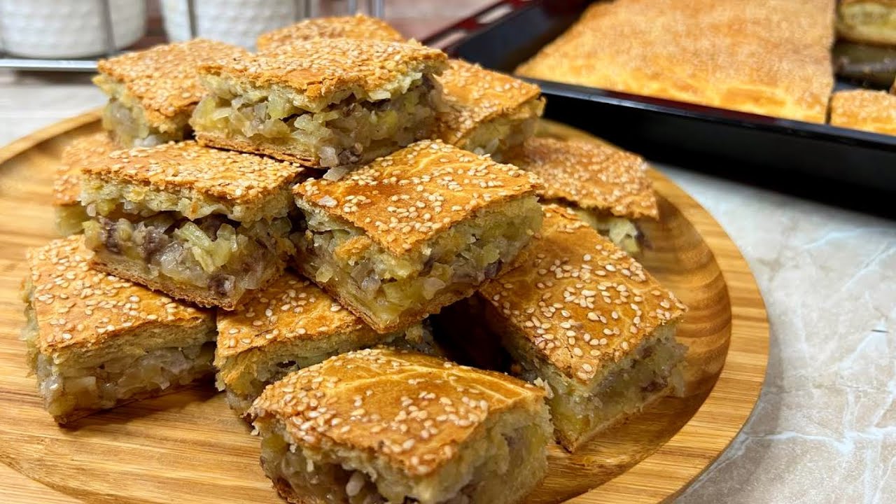Goʻsht va Kartoshkali PIROG Yoki BALISH Tayyorlash! Мясной ПИРОГ Или ЛЕНИВЫЙ САМСА