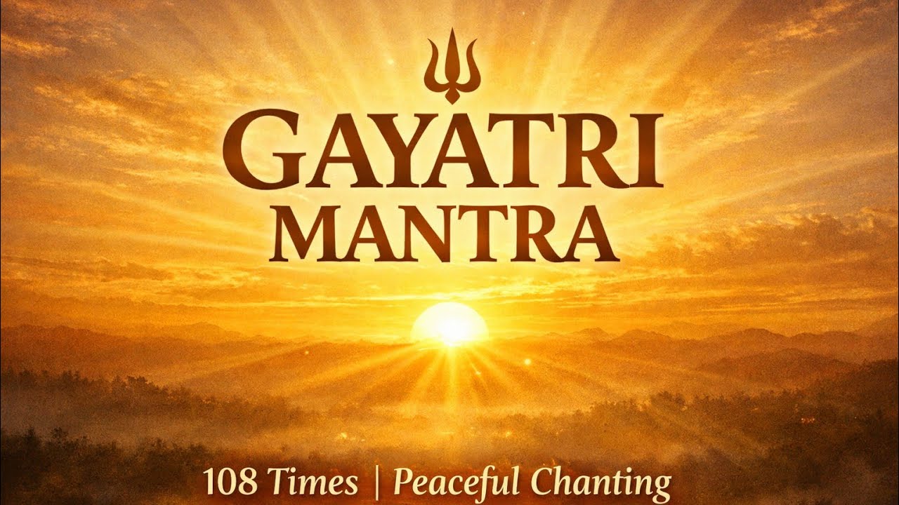 Gayatri Mantra | 108 Times Chanting | Calm & Positive Energy