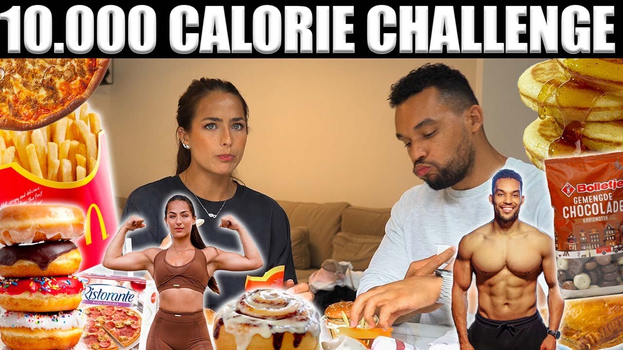 10.000 CALORIEËN ETEN IN 1 DAG 🤢😍