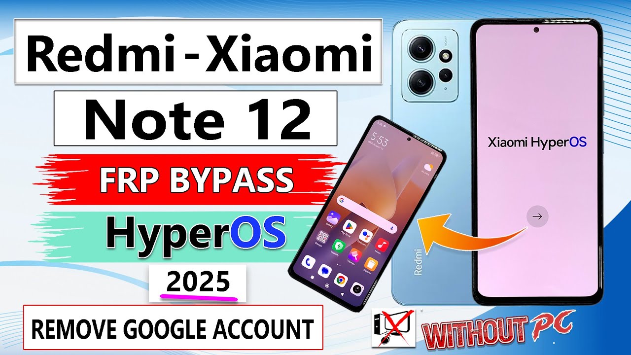Redmi Note 12 FRP Bypass 2025 - NEW Method (No PC!)