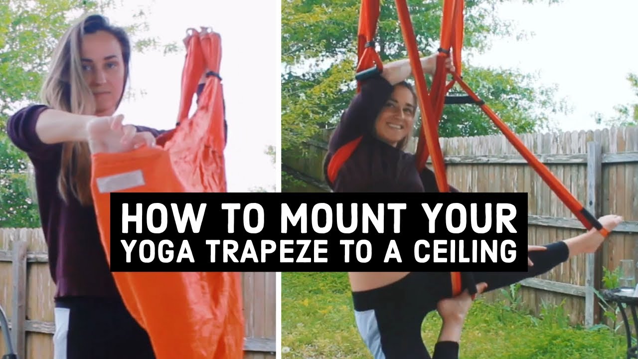 Yoga Trapeze Installation - How to Mount a Yoga Trapeze to a Ceiling or Patio