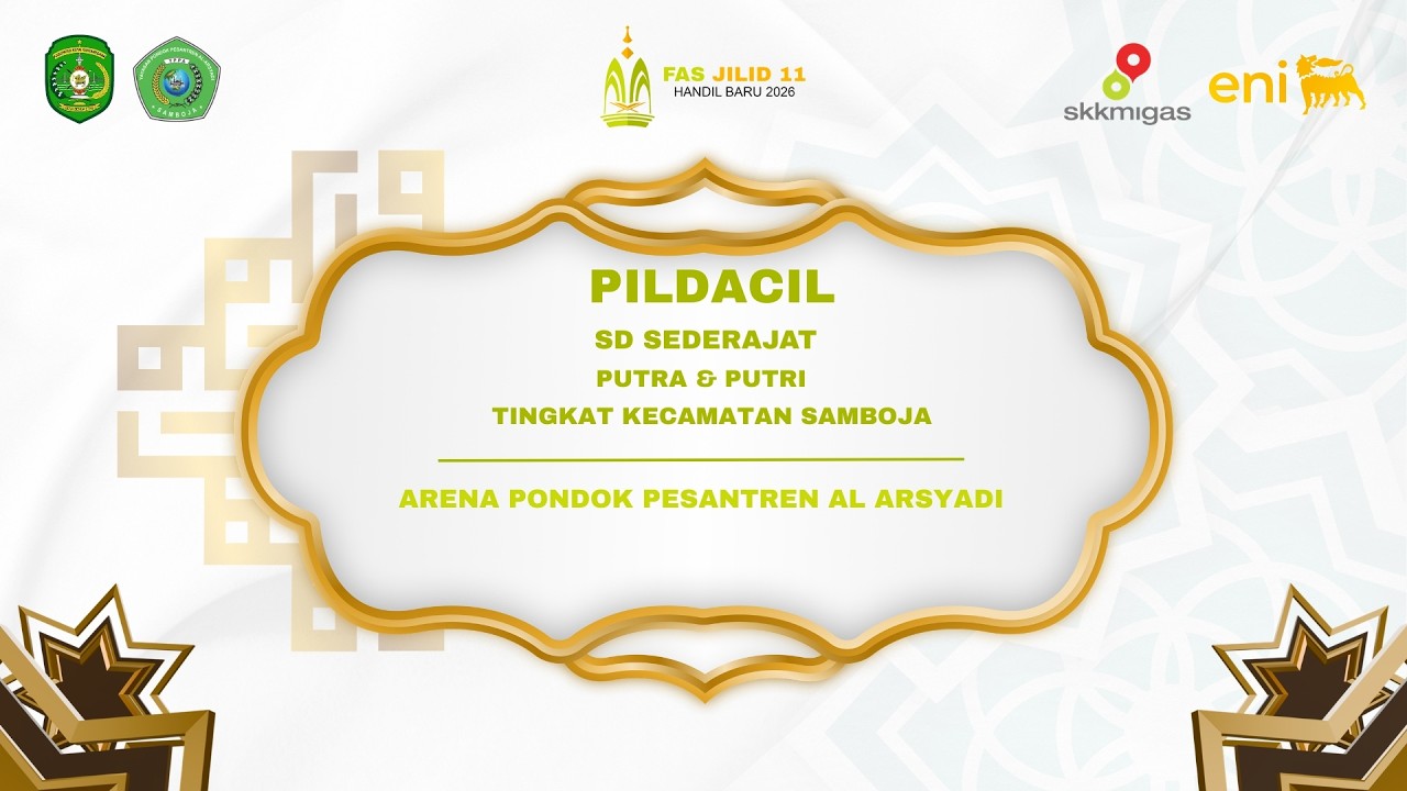 FESTIVAL ANAK SOLEH JILID 11 ( PILDACIL ) TINGKAT SD SEDERAJAT ( KEC. ) | KEL. HANDIL BARU