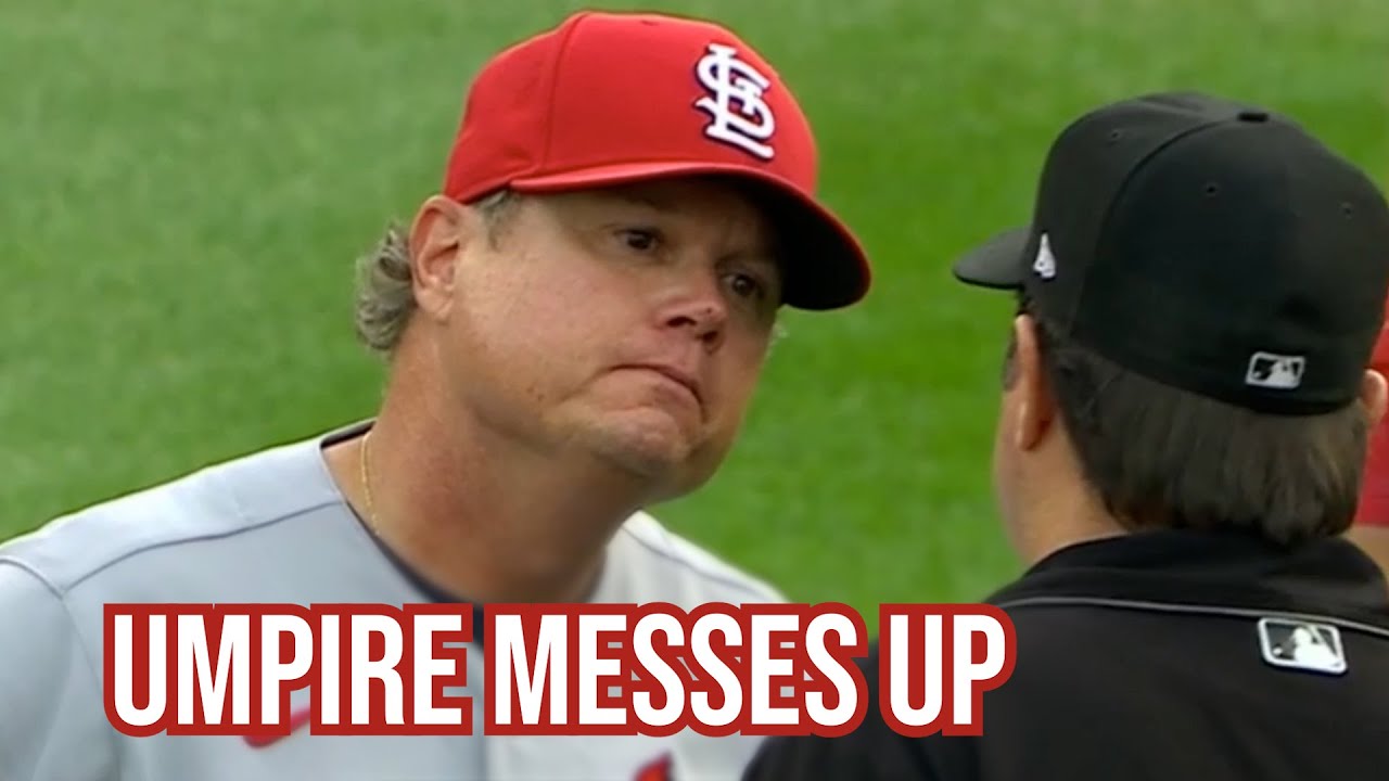 Umpire calls runner out who isn't out, a breakdown