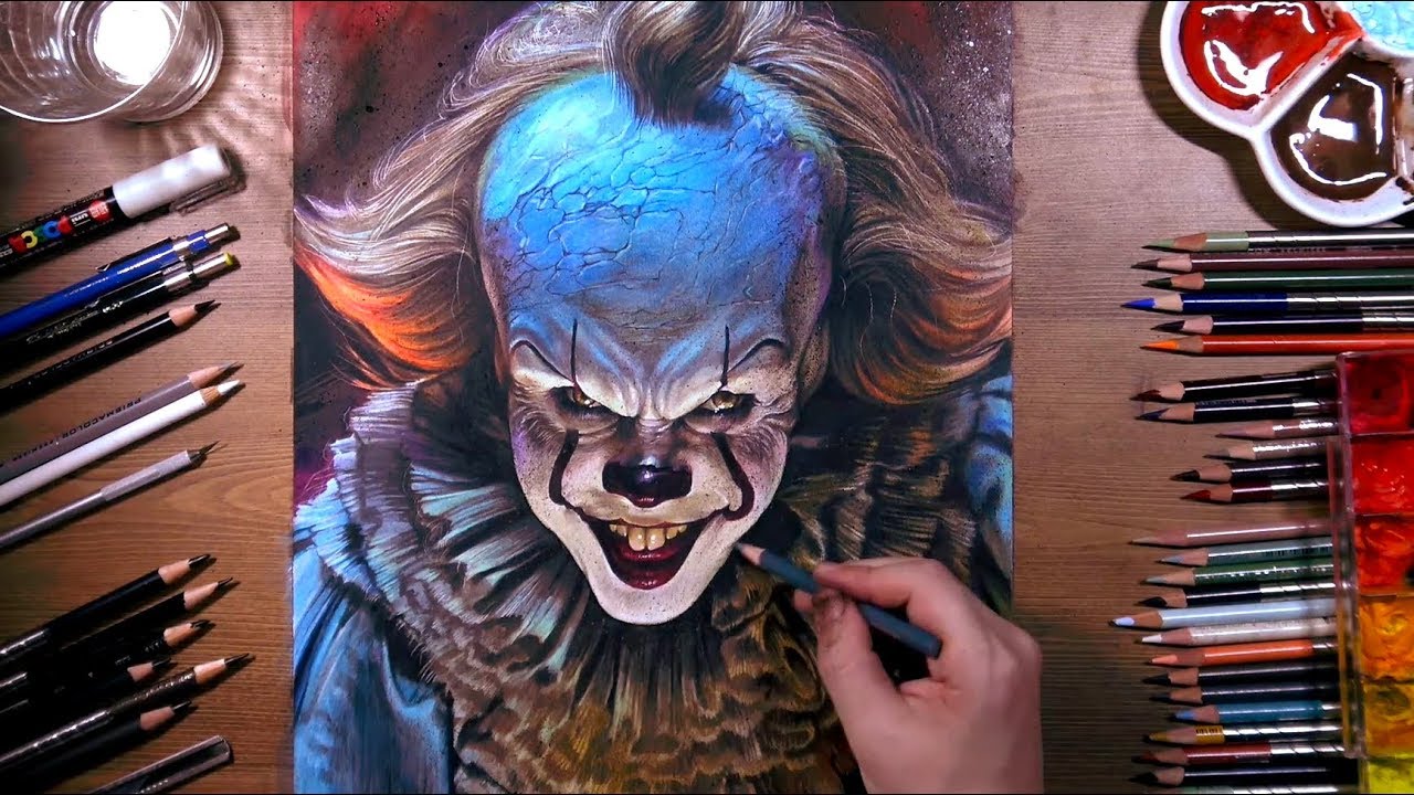 Рисунок Пеннивайза Танцующего клоуна | drawholic