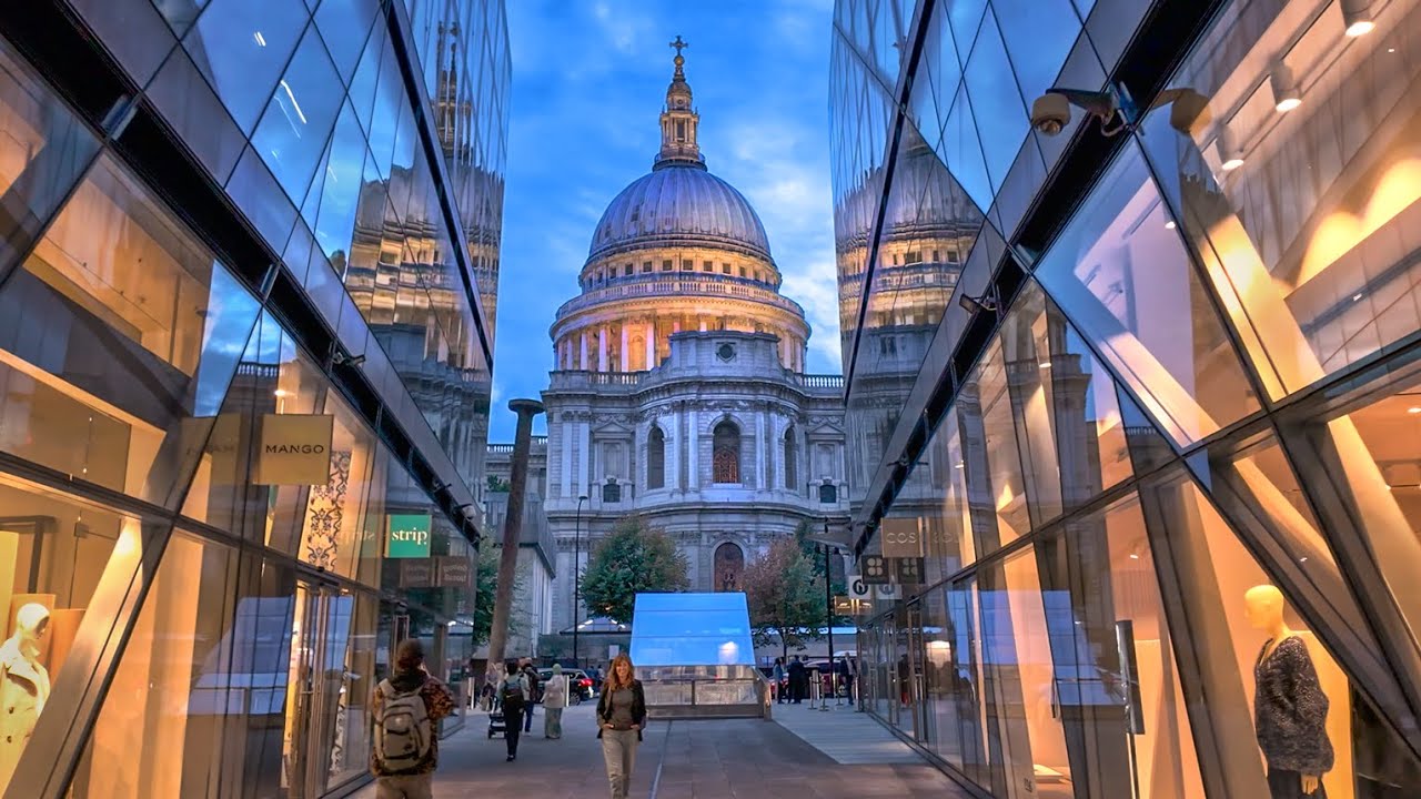 CITY OF LONDON 2024 | Tower Bridge to St Paul’s Cathedral, London Walk Tour | 4K HDR 60FPS