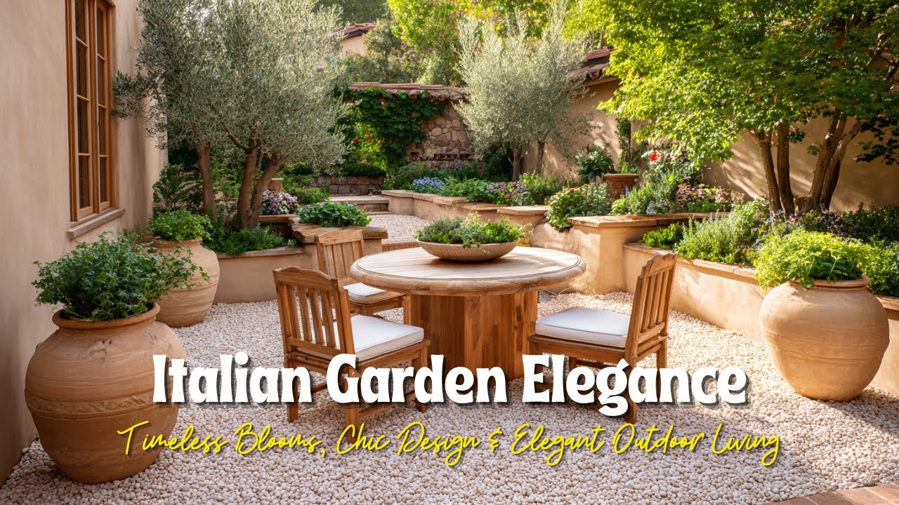 Effortless Italian Garden Charm 2025: Timeless Blooms, Chic Design & Elegant Outdoor Living