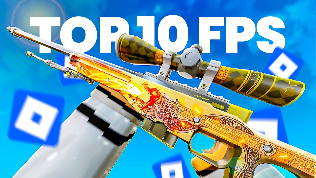 ATUALIZADO! TOP 10 MELHORES JOGOS DE TIRO DO ROBLOX EM 2026