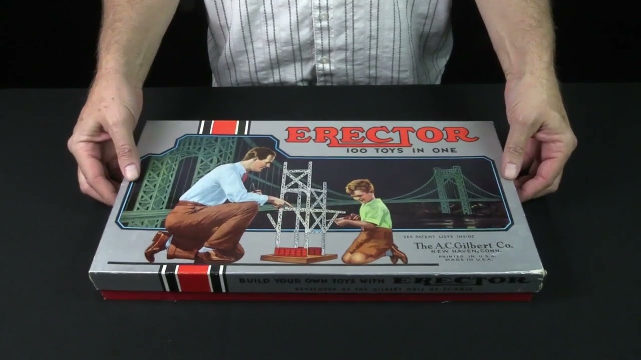 Mid Century Toy Design! Erector Set, John Deere Tractor. At Auction, Sunday, November, 5th @6PM.