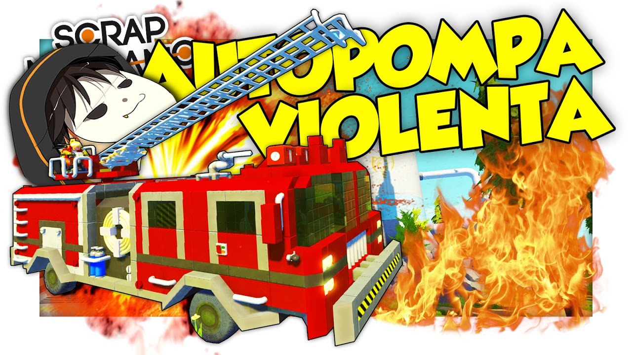 RAPIMENTO E VIOLENZA SUL CAMION DEI POMPIERI! - Scrap Mechanic ITA Migliori Creazioni - TheLoneGamer