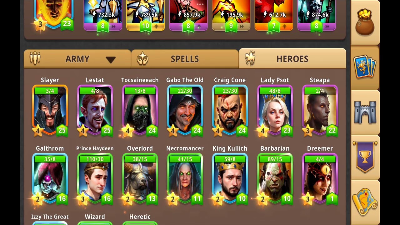 Magic war legends,silver dungeon battle vs 34.147 x 3 =  102.441 familiar imp using steapa as heroes