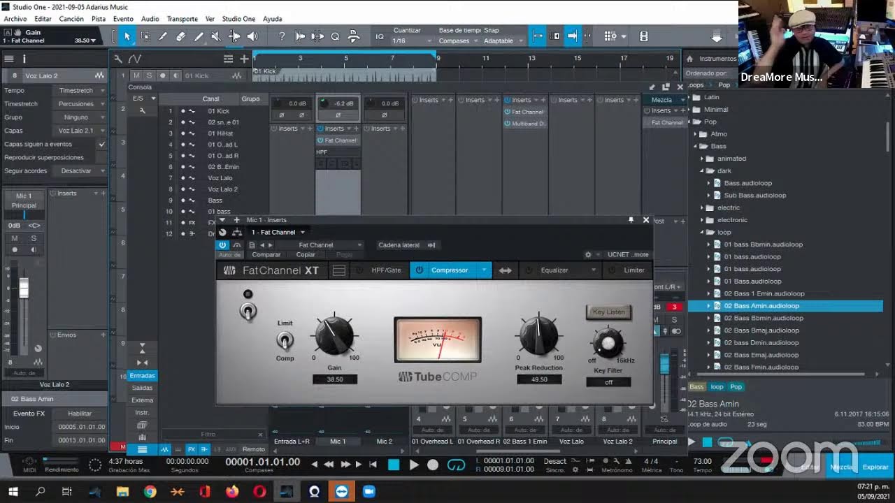 Taller de Studio One Cap. 17.. todo sobre Compresión!!