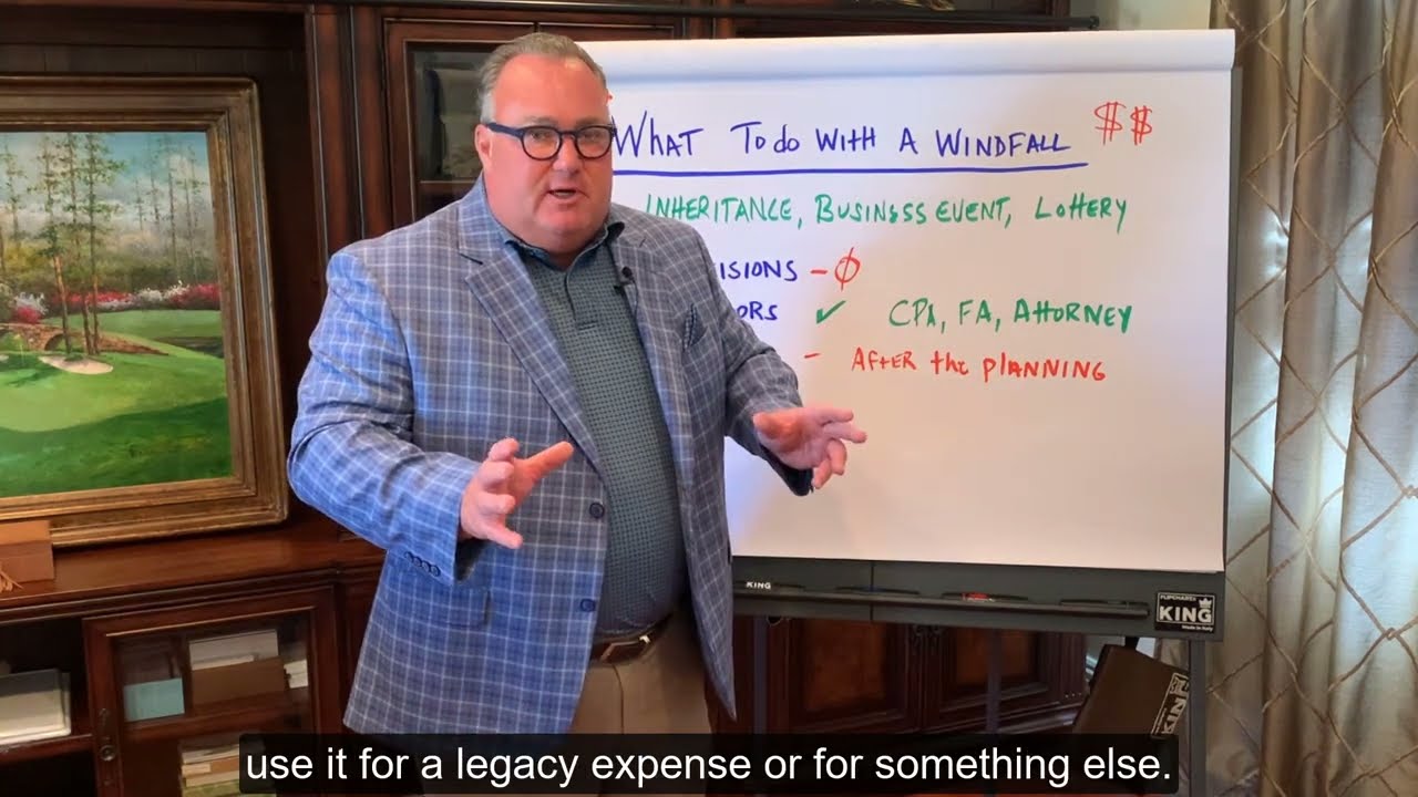 You Just Received a Financial Windfall. Now What?