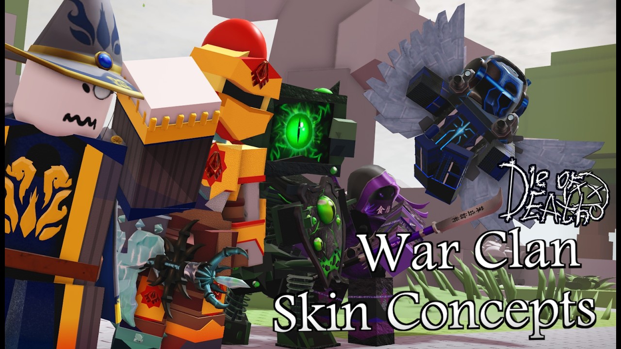 Roblox Die of Death | War Clan Skin Concepts