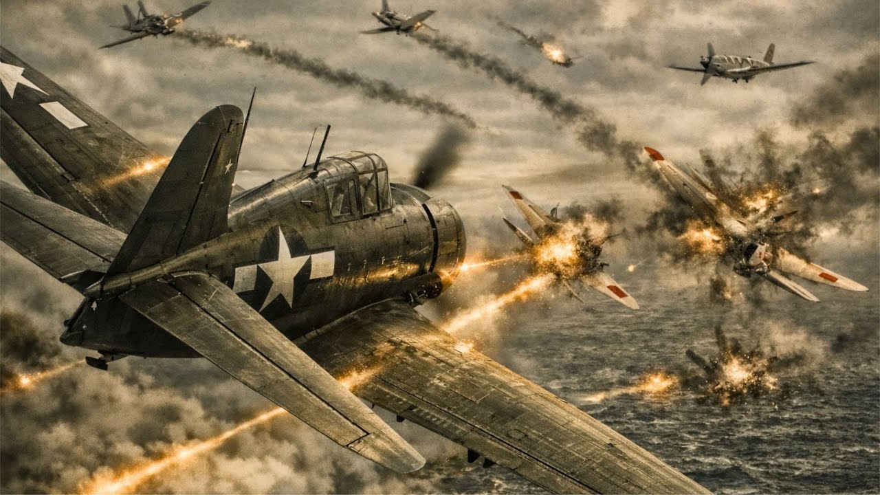 They Laughed at His “Invisible Ammo” — 8 Minutes Later, 6 Japanese Zeros Were Burning