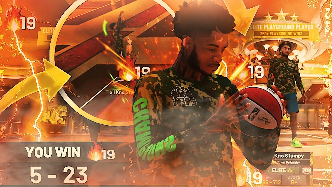 I WENT ON A 20 GAME WINSTREAK IN COMP STAGE 5K COURT NBA 2K19! 99 OVERALLS COULDNT BEAT ME!