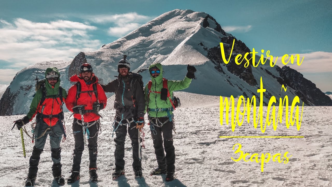 👉Vestir en montaña, 3 CAPAS