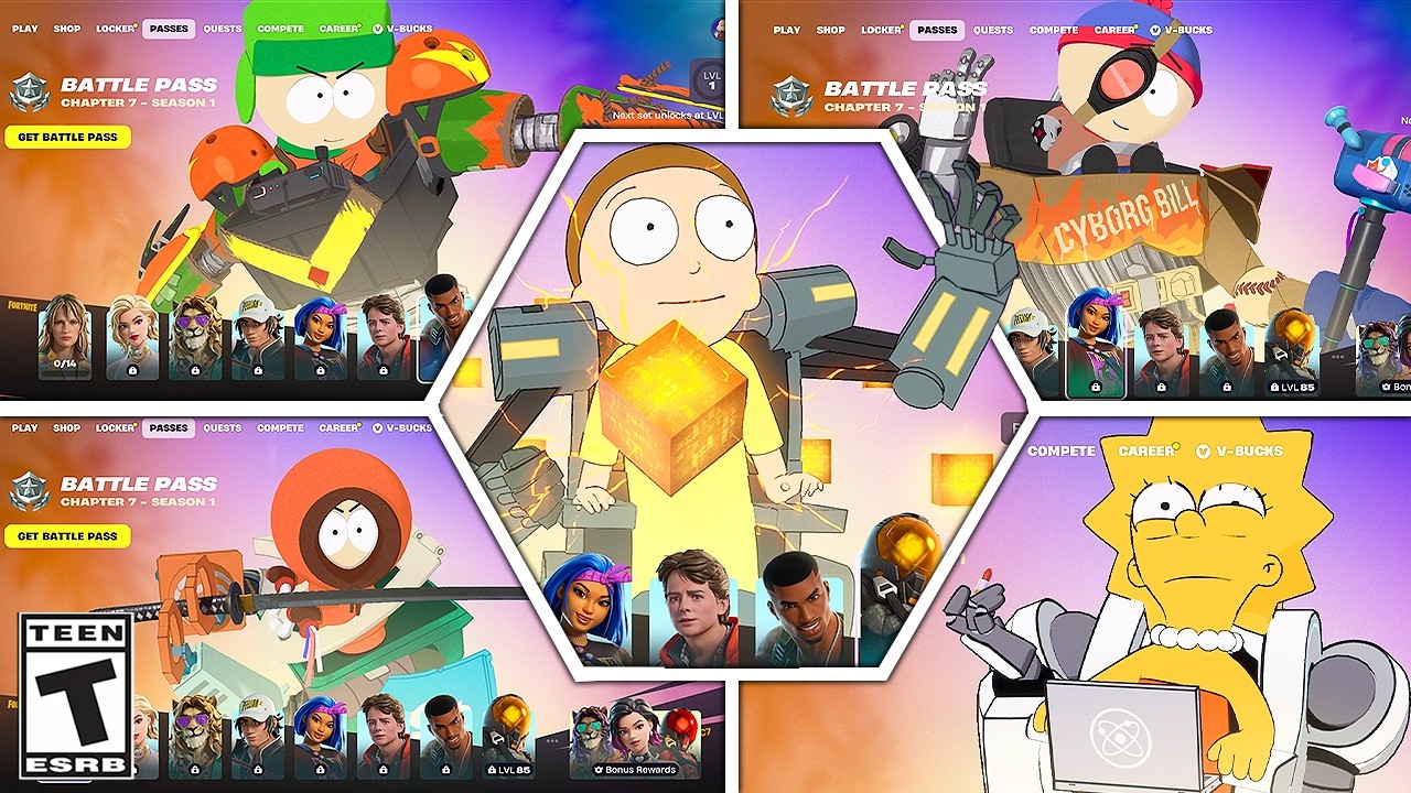 Battle Pass Skin Intros on OTHER Skins - Part 3
