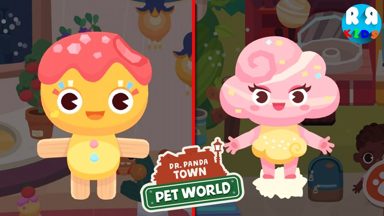 Dr. Panda Town : Pet World - Can You Find The Secret Character in Theme Park??