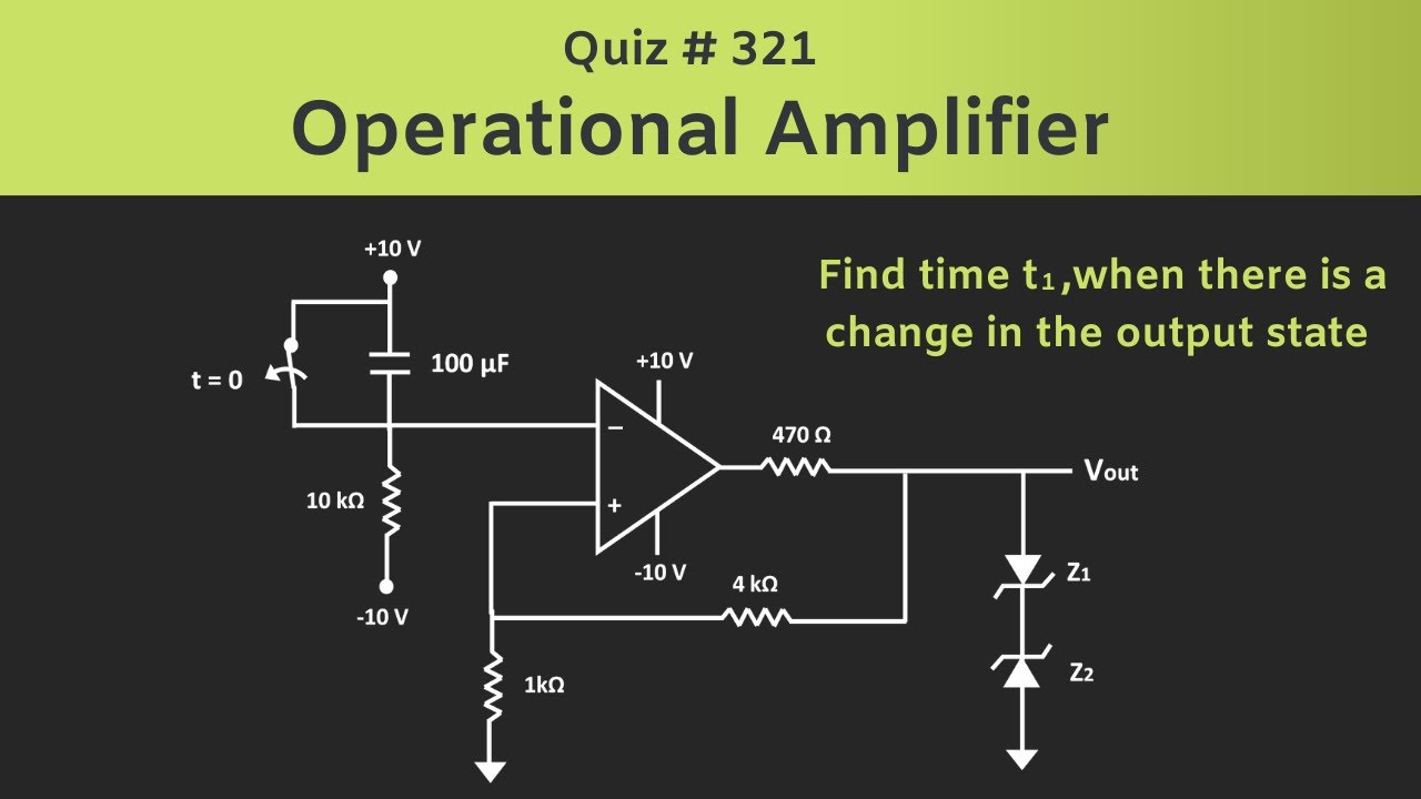 Op-Amp Solved Example | Quiz # 321