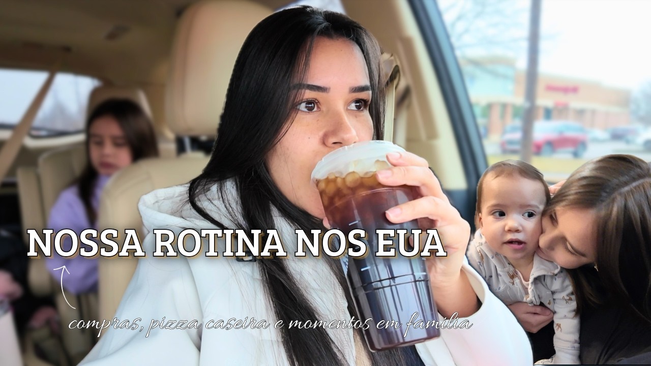 Um dia comum nos EUA | Compras, pizza caseira e tempo juntos