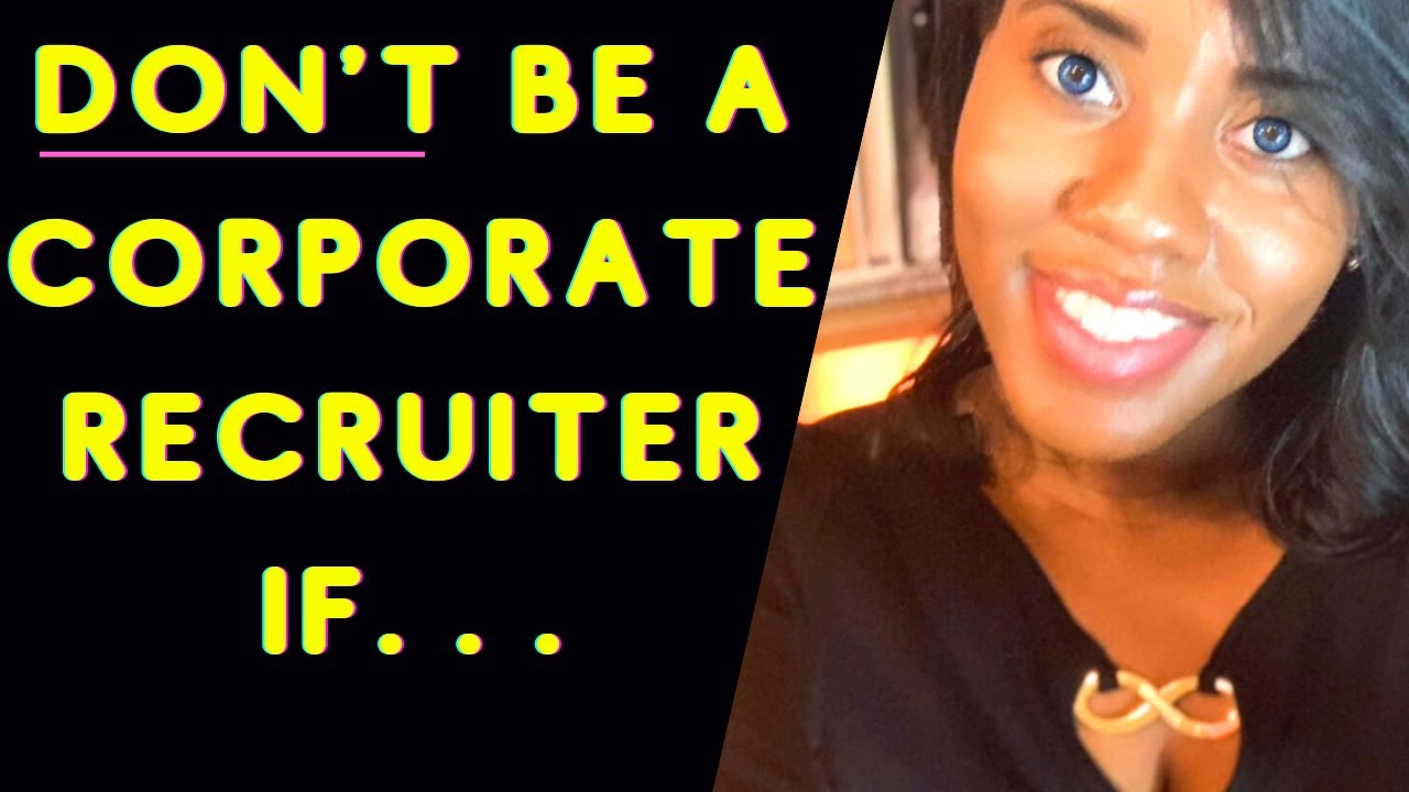 Why You Should NOT Be A Recruiter (from a recruiter) | #Careers