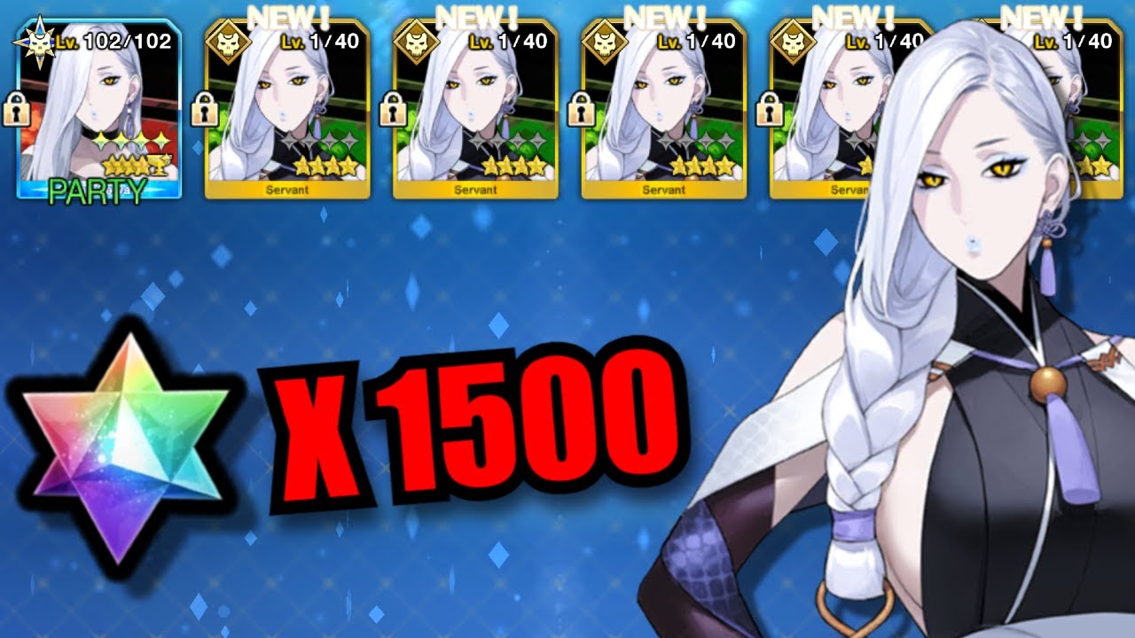 [FGO] 1500 SQ Omii Gacha Disaster