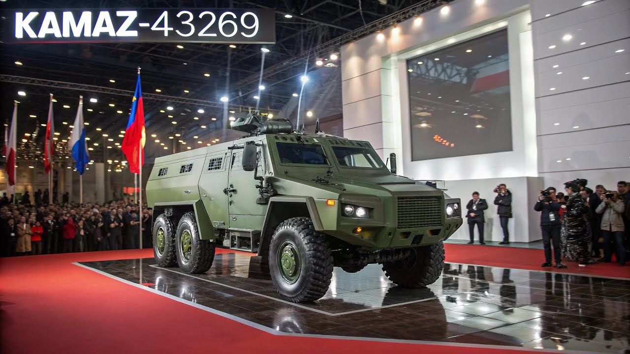 ШАКИРУЮЩИЙ РУССКИЙ БРОНЕАВТОМОБИЛЬ! КАМАЗ-43269 ВЫСТРЕЛ — МОЩЬ, КОТОРУЮ БОИТСЯ ВЕСЬ МИР