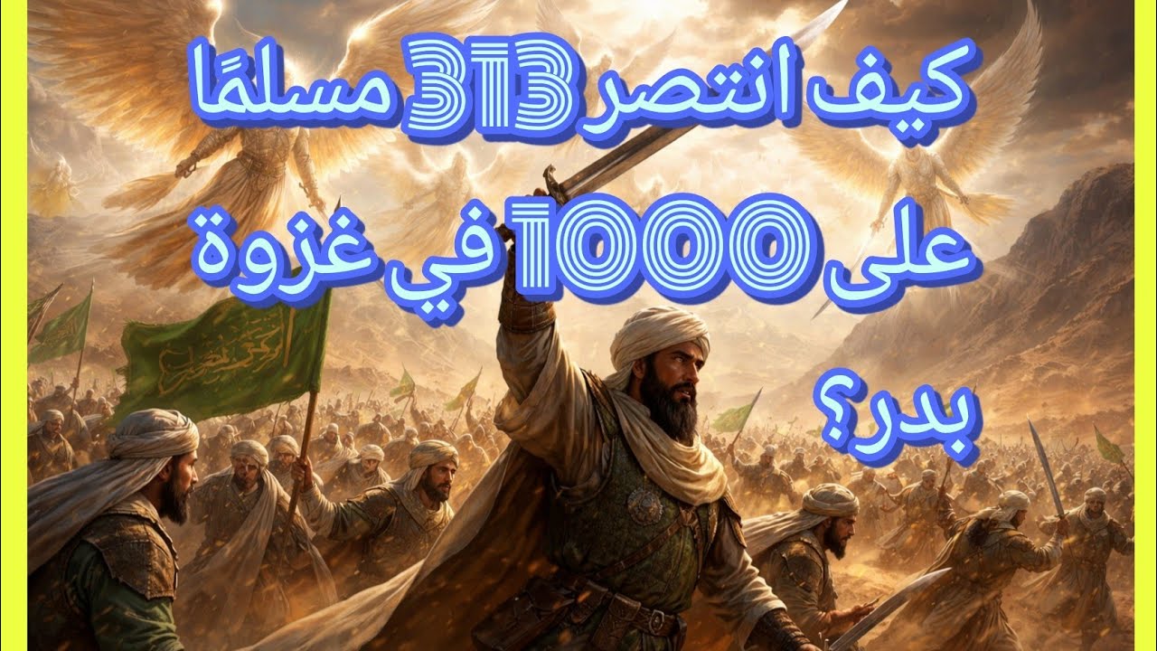 غزوة بدر الكبرى | كيف انتصر 313 مسلمًا على 1000 من قريش؟ دروس وعبر تهز القلوب#رمضان 