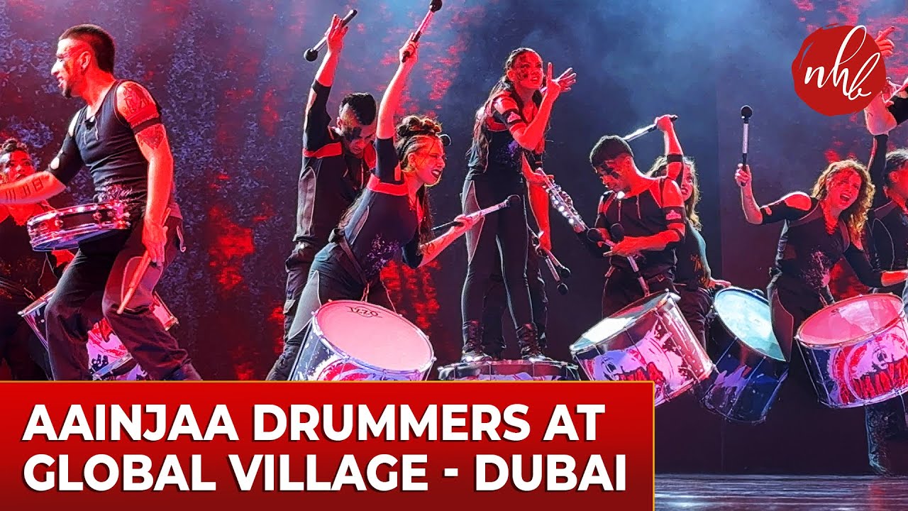 Aainjaa’s High-Energy Drum Performance | Dubai Global Village Season 29 (2024-25)