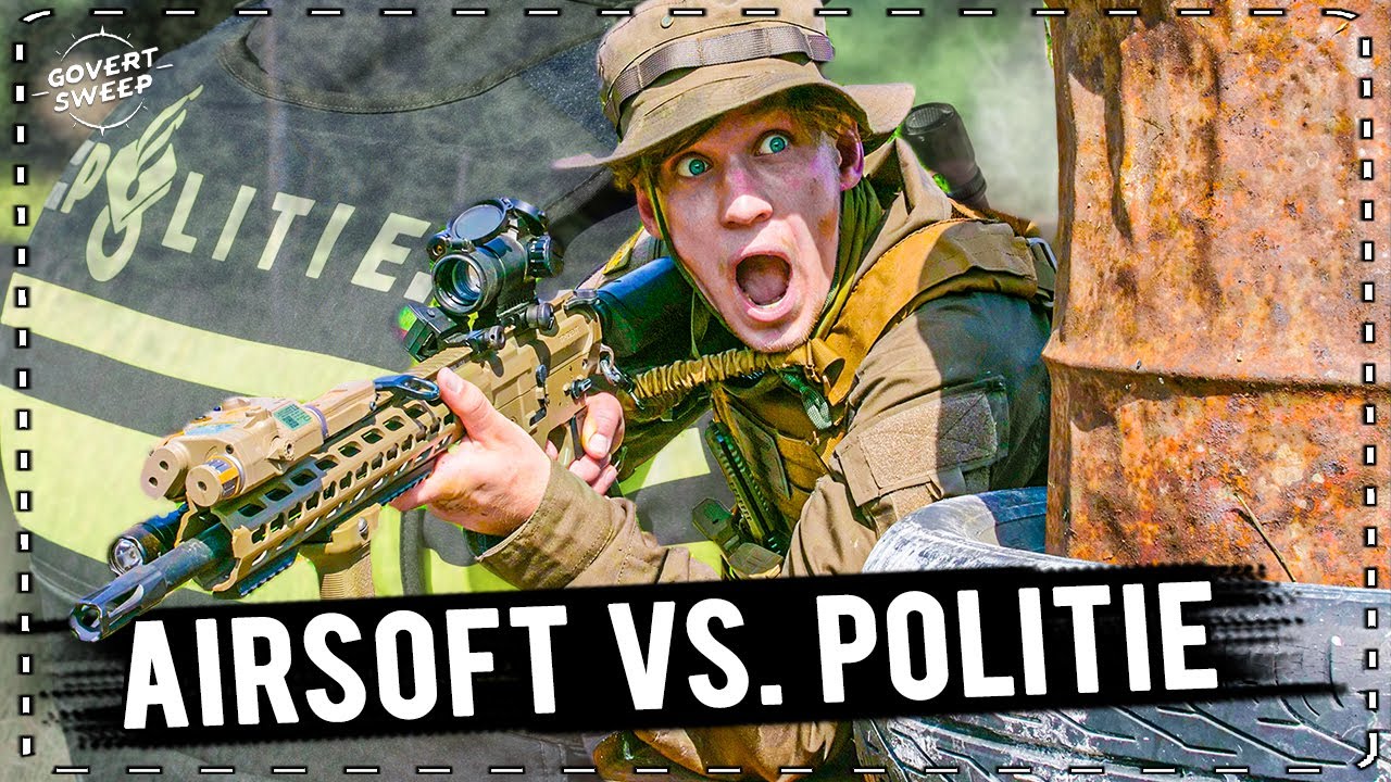 AIRSOFTEN TEGEN DE POLITIE!