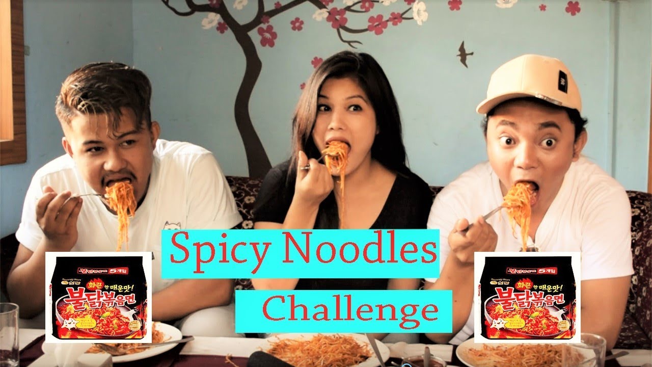 Spicy Noodles challenge || Mero Show || Trisha kc /tenju yonjan /dipesh shahi thakuri