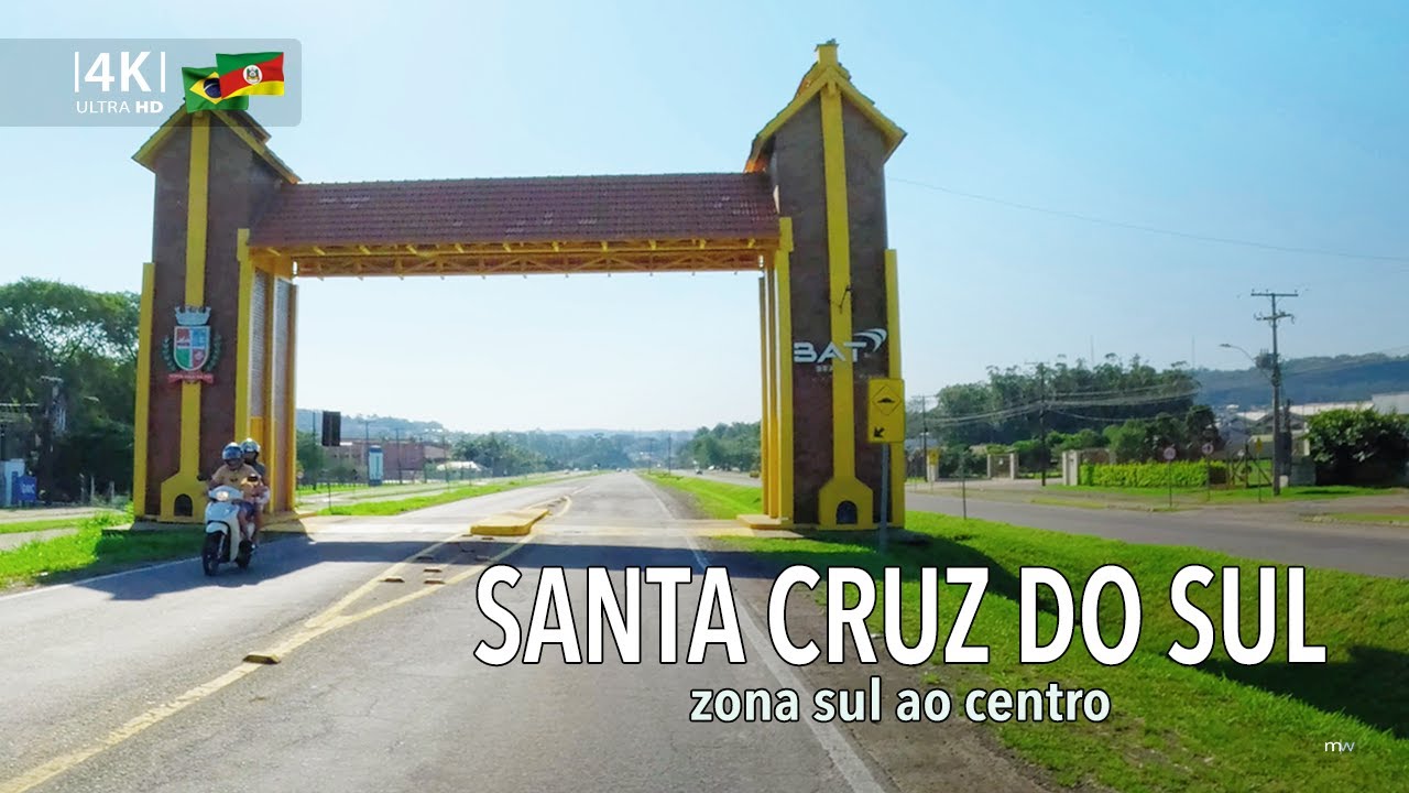 Conheça Santa Cruz do Sul - Rio Grande do Sul | Dirigindo da Zona Sul até o Centro