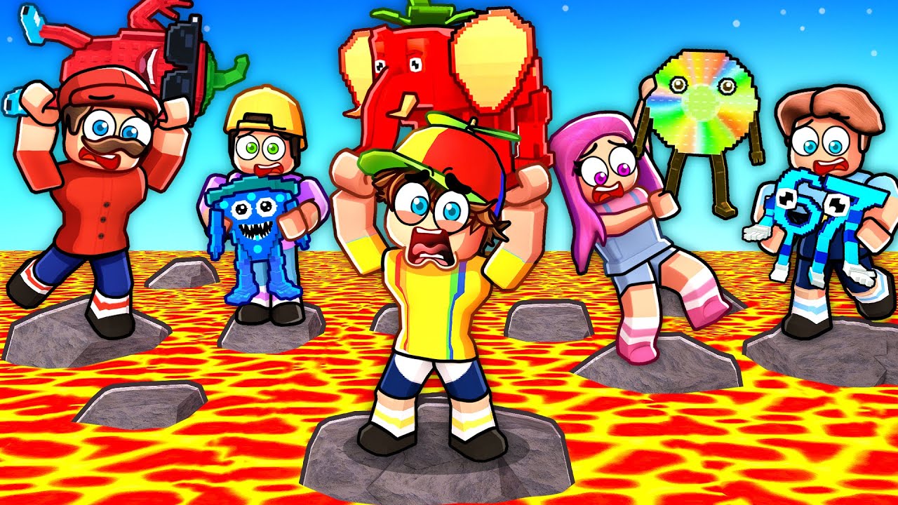 ROBLOX SURVIVE LAVA FOR BRAINROTS!