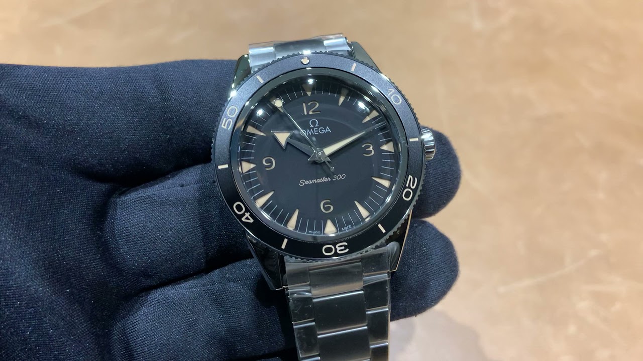 Omega Seamaster 300 (Black Dial & Steel Bracelet)