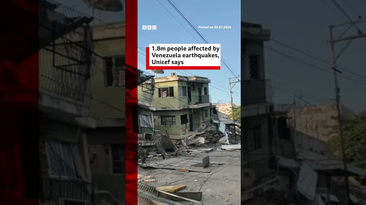 1.8m people affected by Venezuela earthquakes, Unicef says. #Venezuela #BBCNews