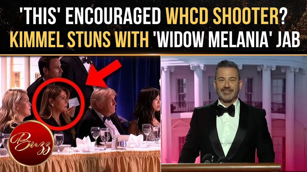 'EVIL' Jimmy Kimmel Cracks 'WIDOW' MELANIA TRUMP Joke In VIRAL Spoof Just Days Before WHCD Shooting