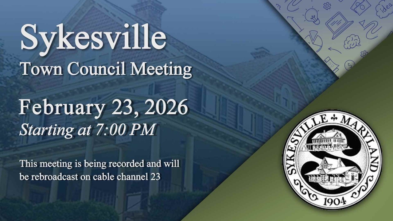 Sykesville Town Council Meeting 2-23-2026