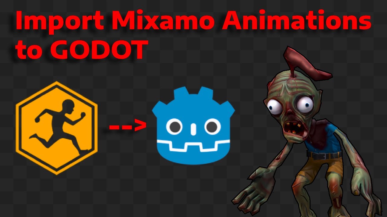 How to Import Mixamo animations in Godot 4 - Tutorial