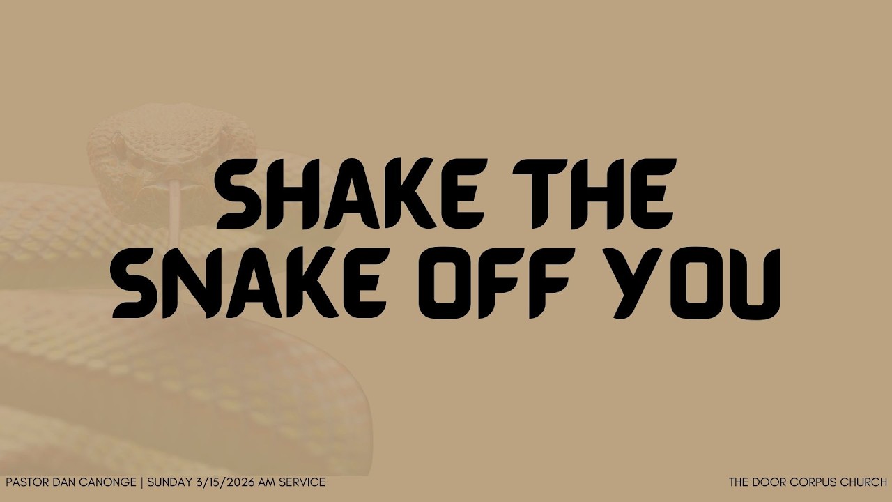 SERMON: SHAKE THE SNAKE OFF OF YOU