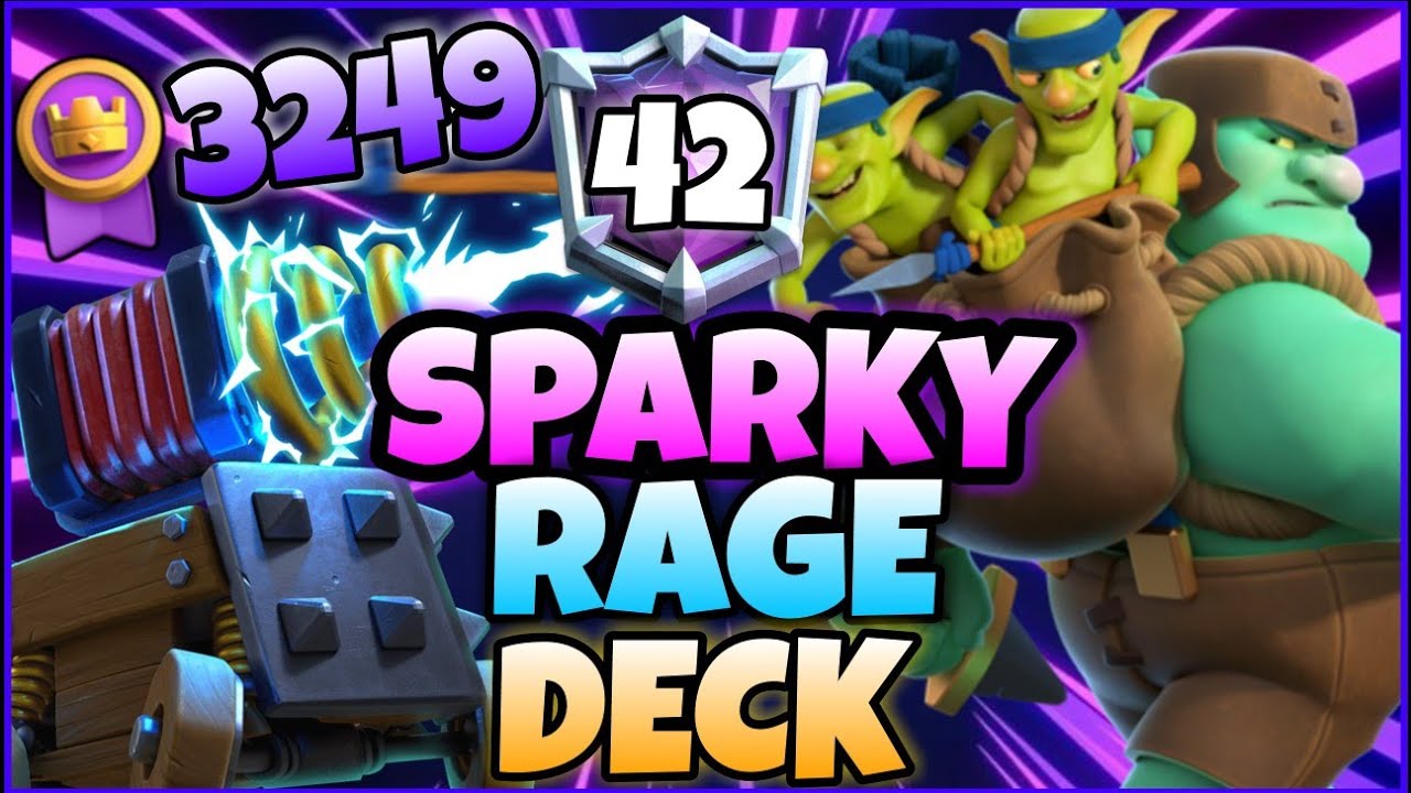 #40 IN the World🌎 with GoBlin GiAnt Sparky⚡️Deck- Clash Royale