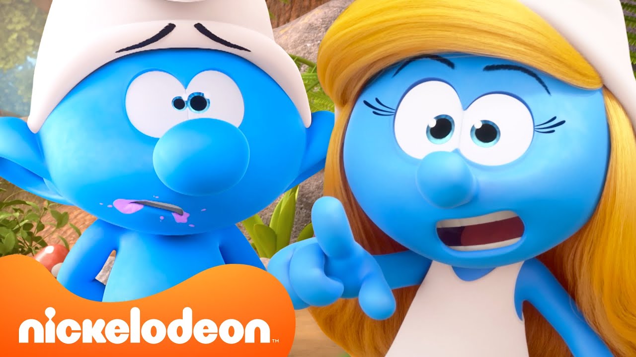 Los Pitufos | Los Pitufos se VEN SOSPECHOSOS durante 60 minutos 🤔 | Nickelodeon en Español