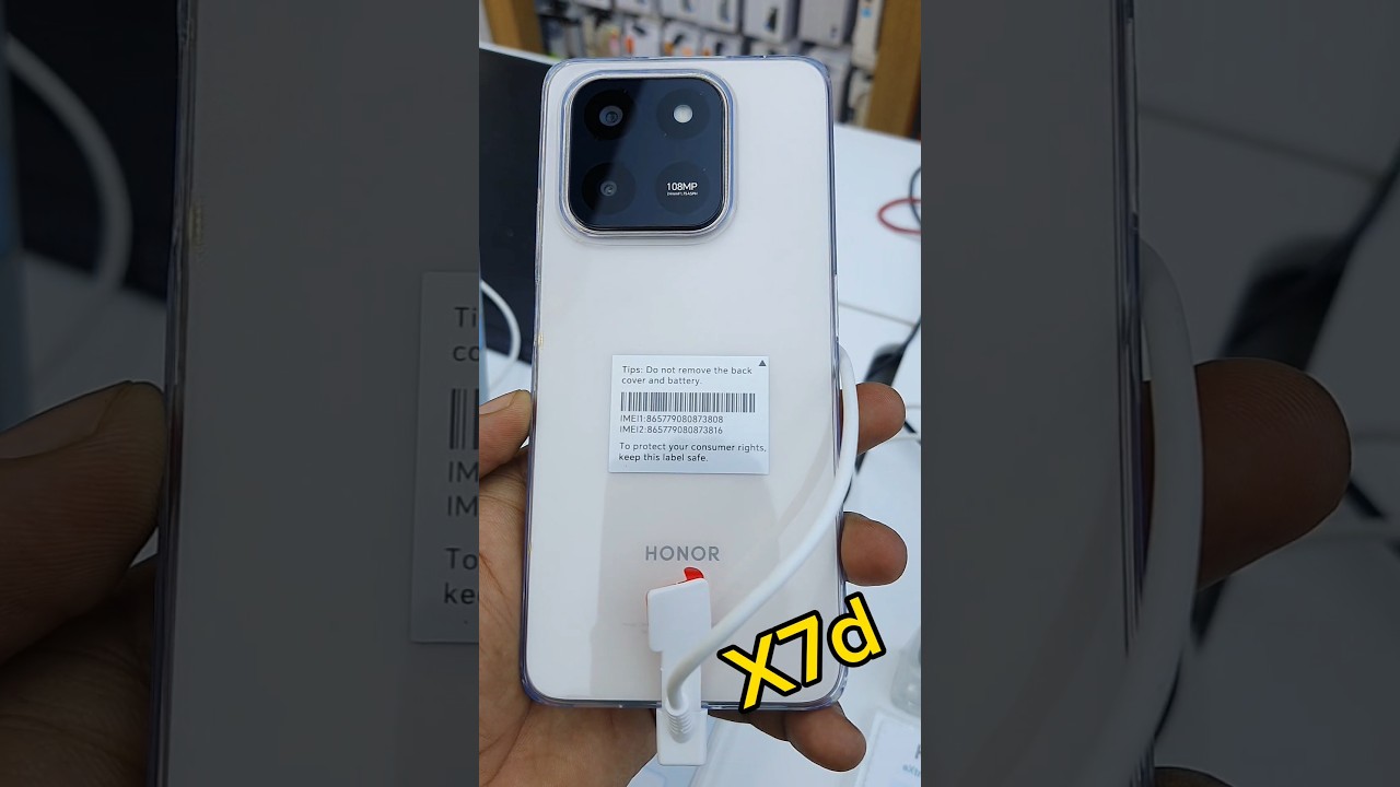 Honor X7d Camera Zooming Test