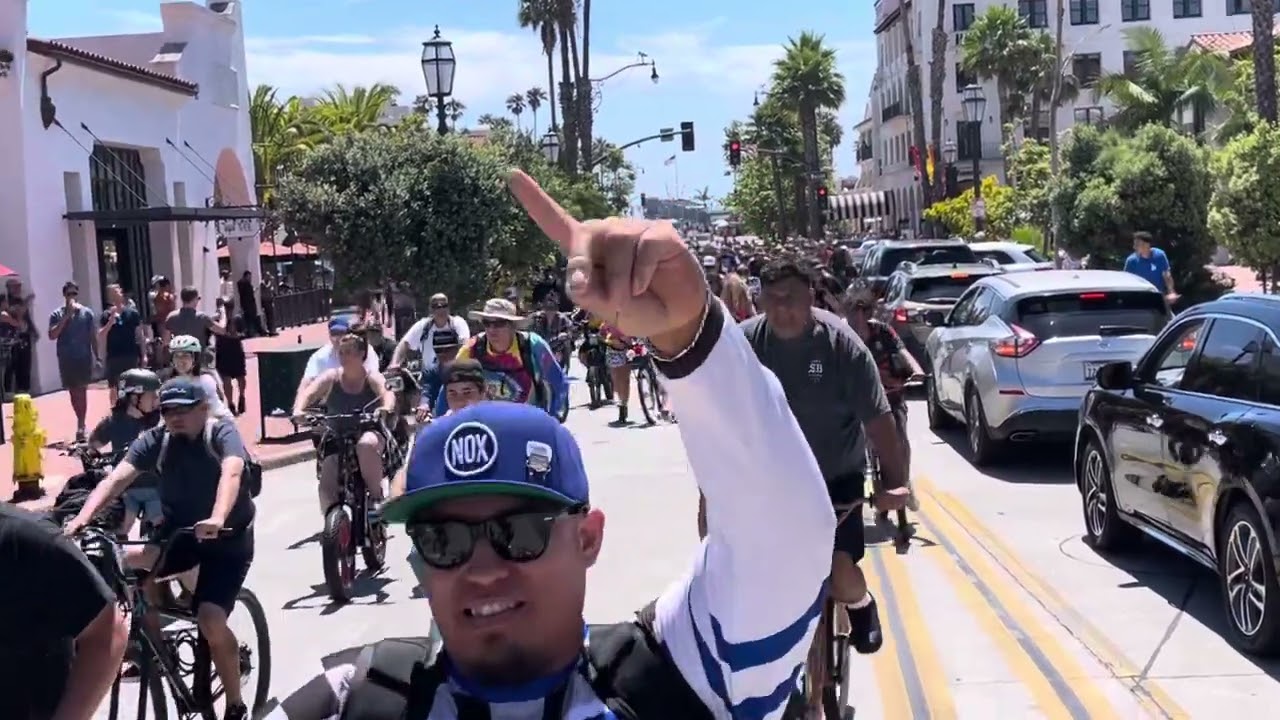 Cruiser Ride Santa Barbara 2024 viva La fiesta